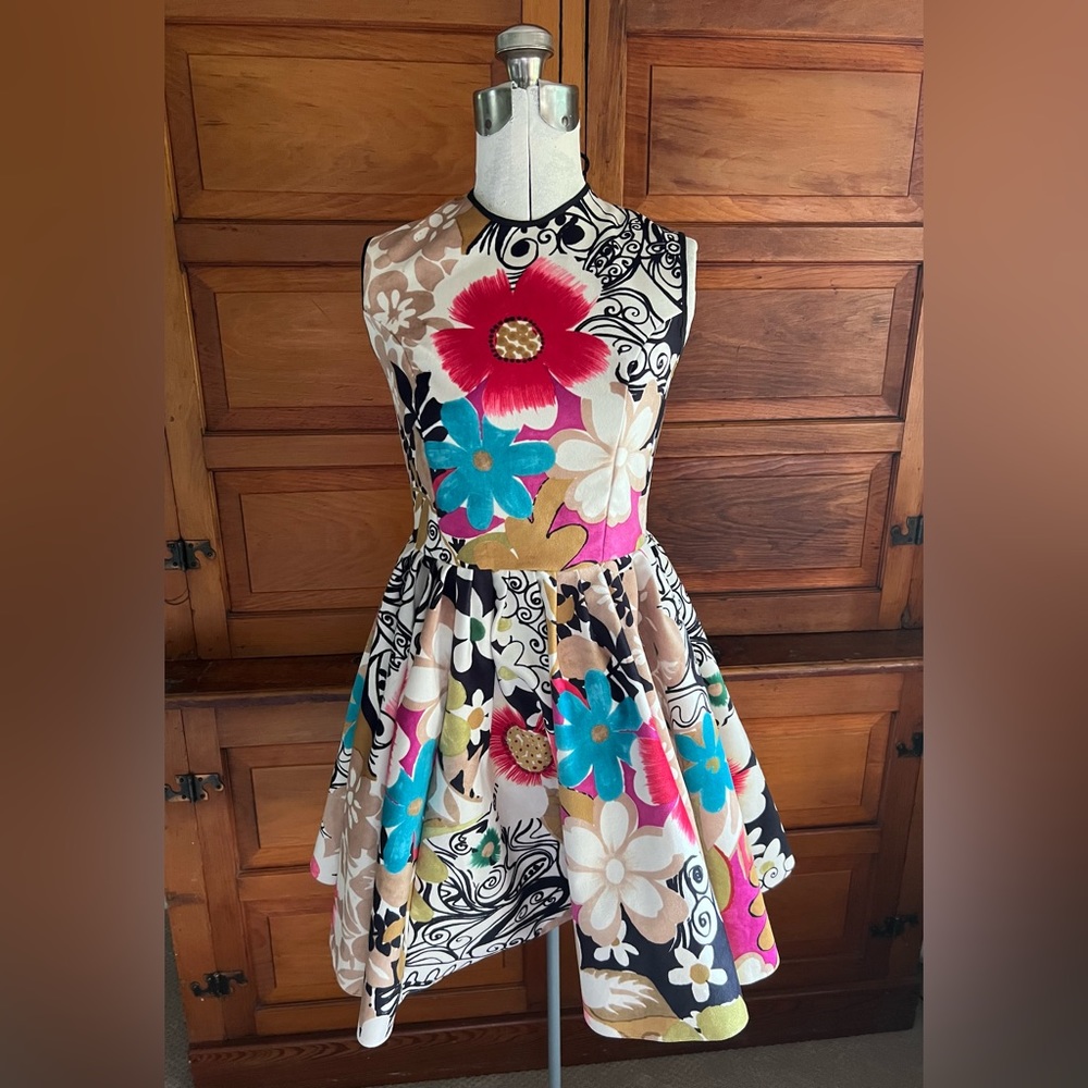 Handmade Crushed Velvet Mini Dress